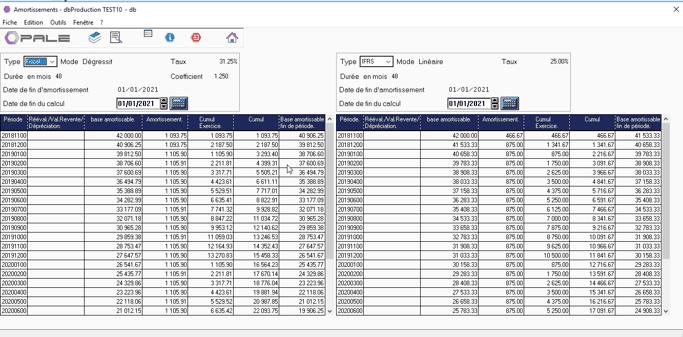 Comptabilisation des immobilisations ERP HexaOpale